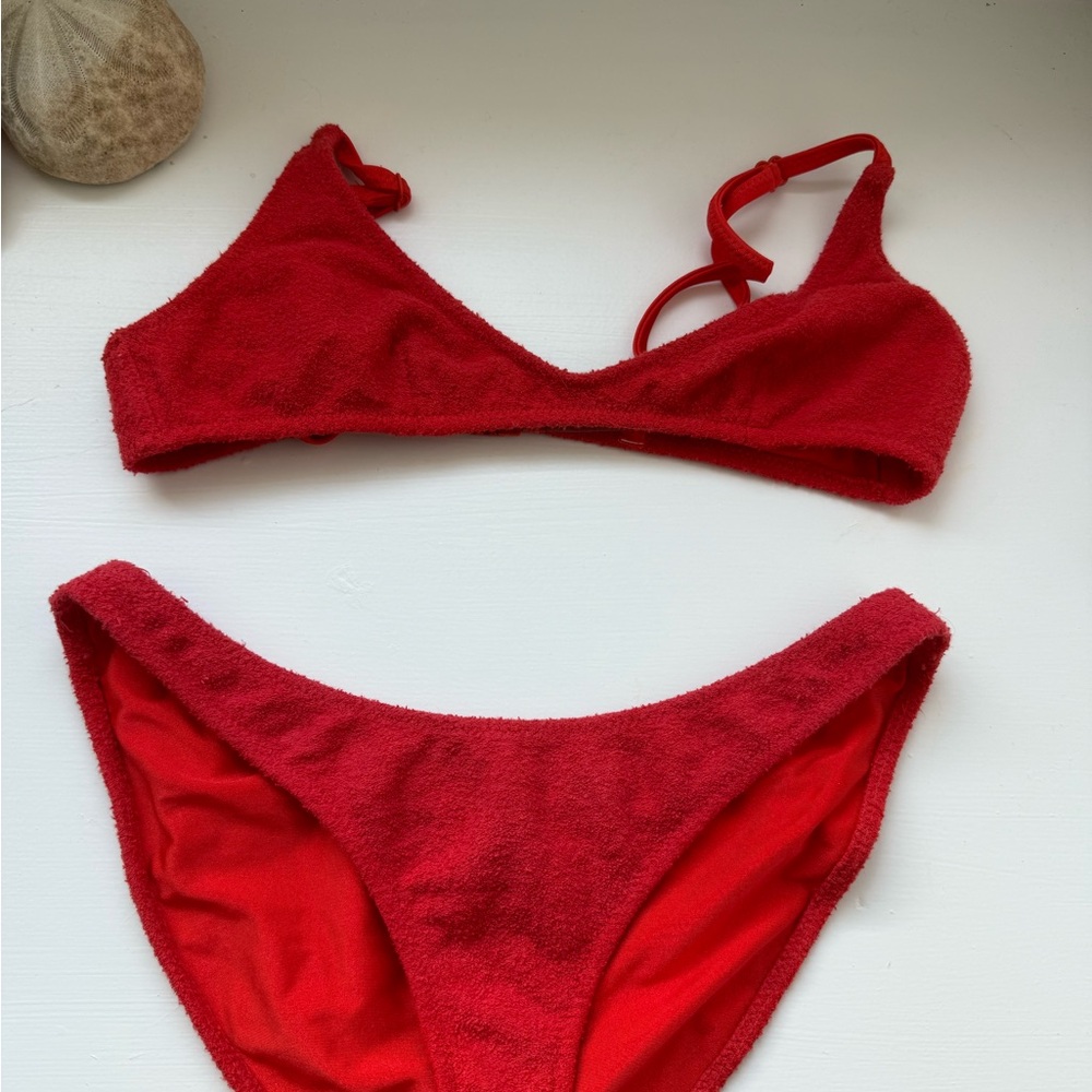 Triangl Red bikini set